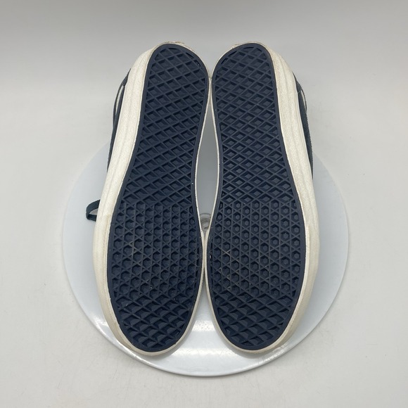 Vans Old Skool Mens 9‎ Blue Athletic Skate Walking Suede Shoes Sneakers 721454